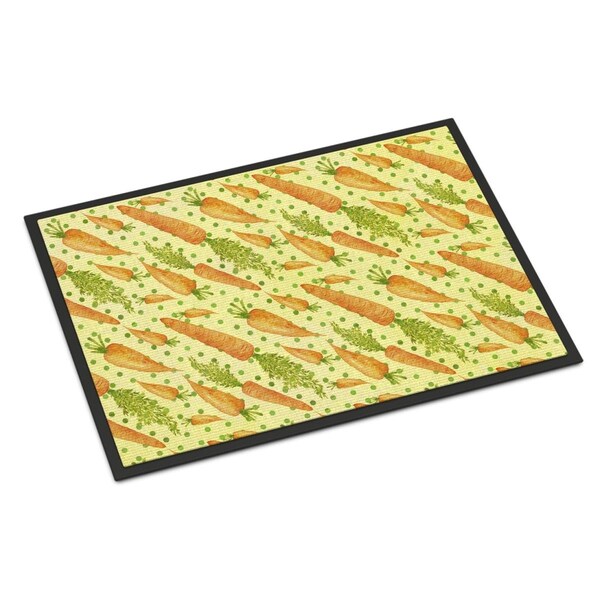 Carolines Treasures Watercolor Carrots Indoor or Outdoor Mat, 18 x 27 in. BB7571MAT - main